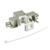 Keystone modulis LogiLink NK4019 (Cat.6A, STP, sudraba)