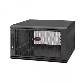 APC NetShelter WX AR106SH6, 6U, 19 collu sadales skapis, sienas montāža, salikts, 600 mm dziļš
