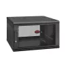 APC NetShelter WX AR106SH6, 6U, 19 collu sadales skapis, sienas montāža, salikts, 600 mm dziļš