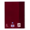 Rakstu klade Oxford 100050355 A4 80 lapas bordo