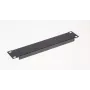 Equip EZBP-10-B 10" (25,4 cm) tukšais aizsegpanelis statnim, 1U, melns