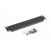 Equip EZBP-10-B 10" (25,4 cm) tukšais aizsegpanelis statnim, 1U, melns