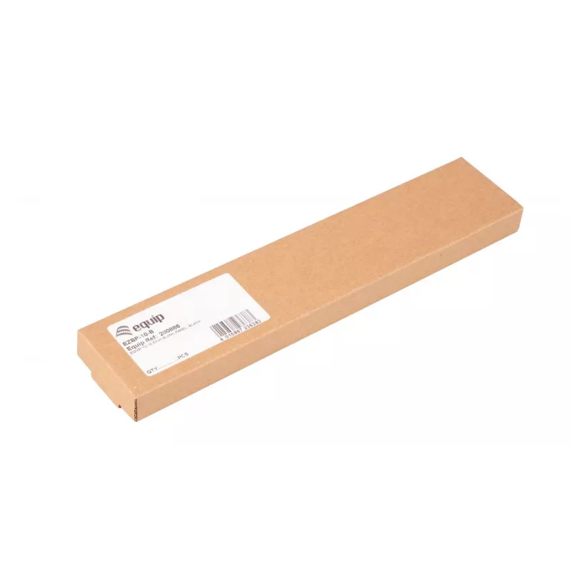 Equip EZBP-10-B 10" (25,4 cm) tukšais aizsegpanelis statnim, 1U, melns