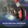 Corsair HS35 v2 vadu spēļu austiņas, sarkanā krāsā