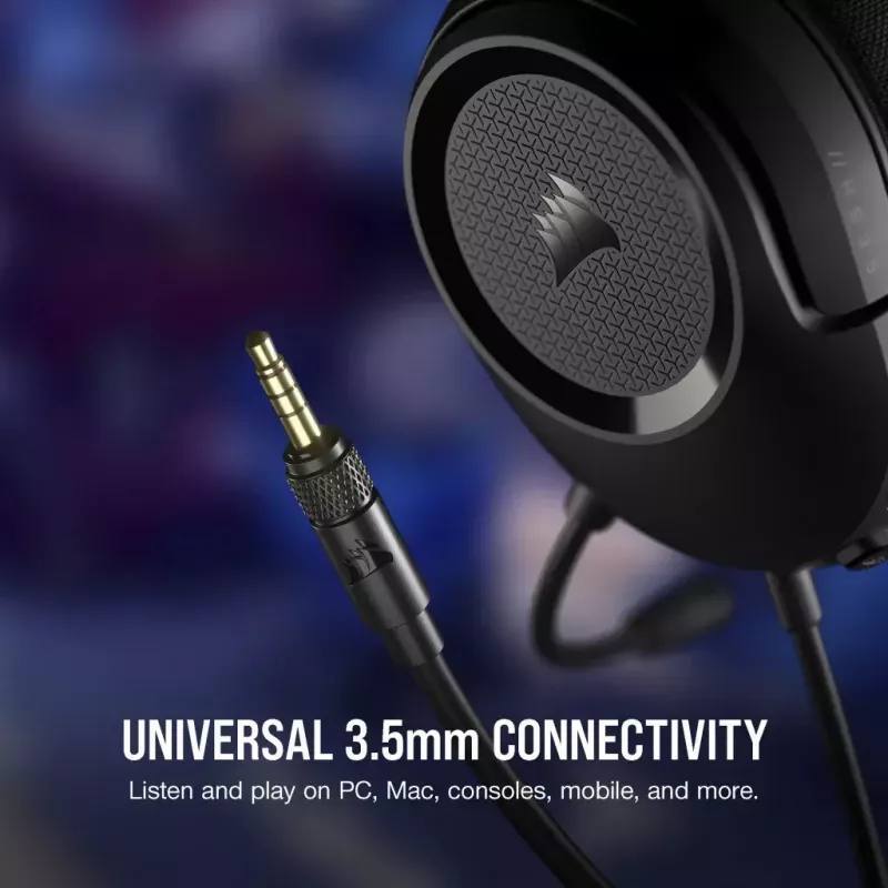 Corsair HS35 v2 vadu spēļu austiņas, sarkanā krāsā