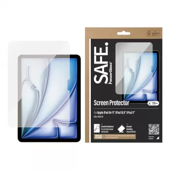 PanzerGlass SAFE. by ® Ekrāna aizsargplēve iPad Air 11'' (2024-2026) | iPad 11'' (2025-2026) | iPad 10.9'' (2022) | Ultra-Wide Fit