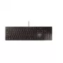 CHERRY KC 6000 Slim tastatūra universāla USB AZERTY melna