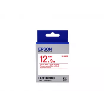 Epson lentes kasetne Standard LK-4WRN Sarkana uz balta 12mm (9m)