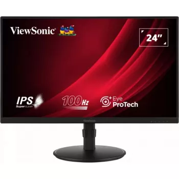 ViewSonic VG2408A 24 inch Full HD LED monitors, melns