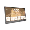 AOC 16T3EA pārnēsājams monitors/TV Melns 39.6 cm (15.6 collu) 1920 x 1080 pikseļi