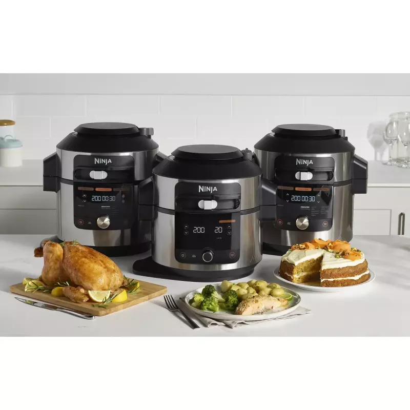 Ninja OL650EU daudzfunkcionālais katls 7,5 L 1760 W Melns, Nerūsējošais tērauds