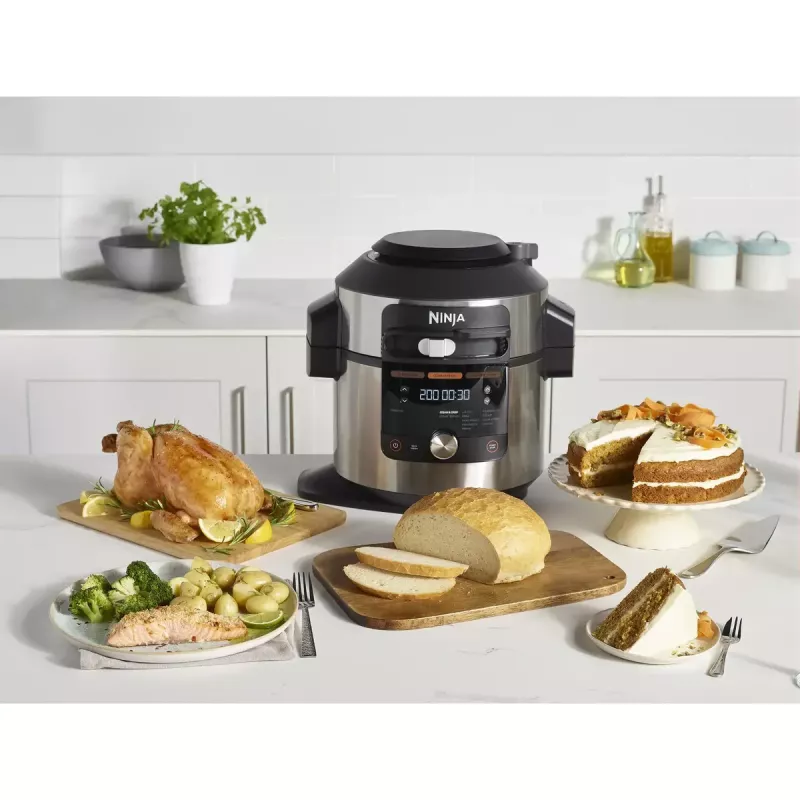 Ninja OL650EU daudzfunkcionālais katls 7,5 L 1760 W Melns, Nerūsējošais tērauds
