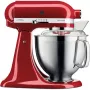 Virtuves kombains KITCHENAID Artisan 5KSM185PS, 4,8 L nerūsējošā tērauda bļoda, 300 W, 10 ātrumi, sarkans