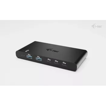 KVM Docking Station i-tec 2 resursdatoriem HDMI, USB-C resursdatora interfeiss, PD 2×100W, 4K@60Hz, 2×USB-A