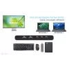 KVM Docking Station i-tec 2 resursdatoriem HDMI, USB-C resursdatora interfeiss, PD 2×100W, 4K@60Hz, 2×USB-A