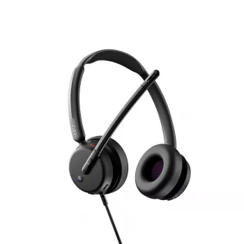 Vadu austiņas EPOS IMPACT 400 MS UC ANC USB-C+A — virsauss, 20–20000 Hz, 2 m vads, 129 g, melnas