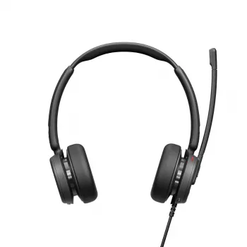 Vadu austiņas EPOS IMPACT 400 MS UC ANC USB-C+A — virsauss, 20–20000 Hz, 2 m vads, 129 g, melnas