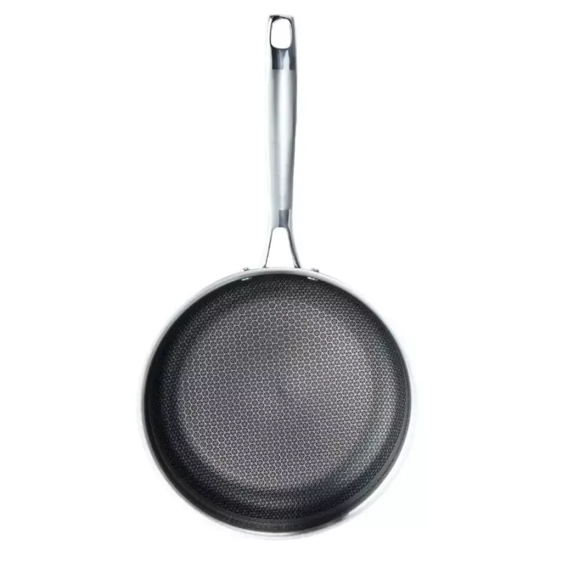 Universālā cepamā panna Maestro MR-1224-28 28 cm, trīsslāņu nerūsējošā tērauda korpuss, nepiedegošs pārklājums, indukcijai piemērota