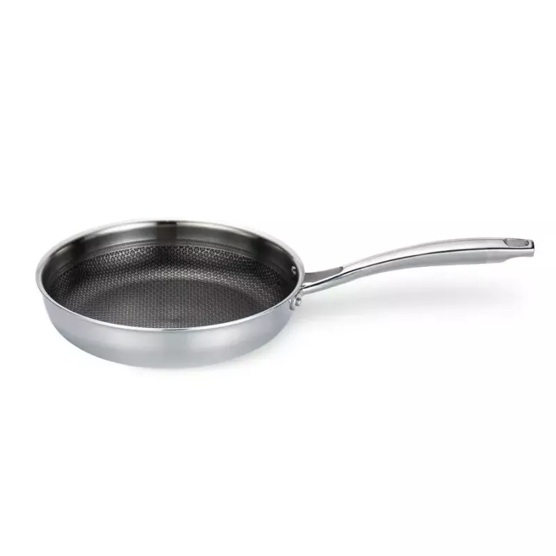 Universālā cepamā panna Maestro MR-1224-28 28 cm, trīsslāņu nerūsējošā tērauda korpuss, nepiedegošs pārklājums, indukcijai piemērota