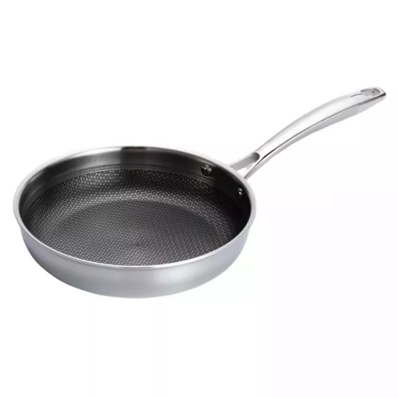 Universālā cepamā panna Maestro MR-1224-28 28 cm, trīsslāņu nerūsējošā tērauda korpuss, nepiedegošs pārklājums, indukcijai piemērota