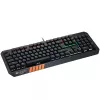 Mehāniskā spēļu tastatūra CANYON Hazard GK-6 RGB vadu melna US/RU izkārtojums