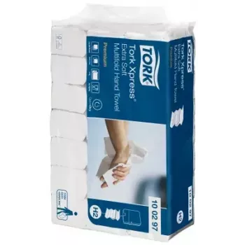 Papīra dvieļi Tork 100297 Balti