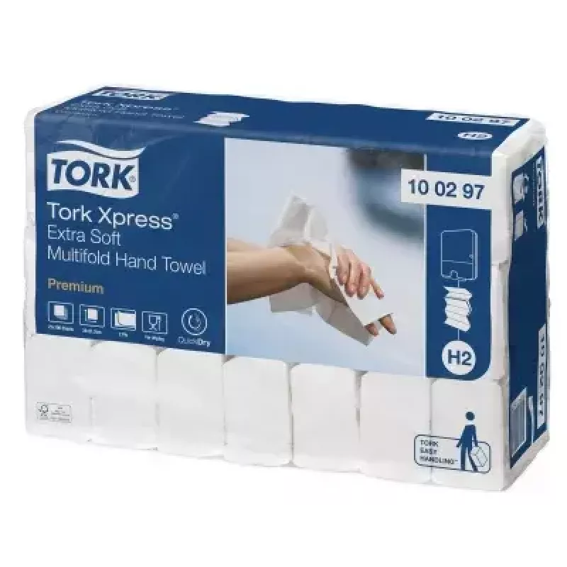 Papīra dvieļi Tork 100297 Balti