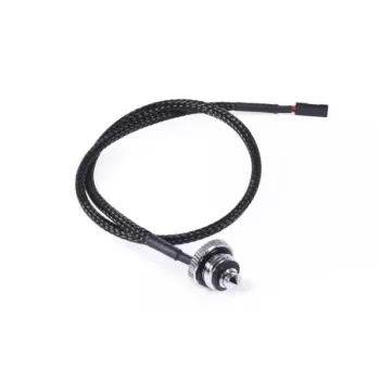 Temperatūras sensors Alphacool 17597 Brass Black Chrome 18mm 17mm