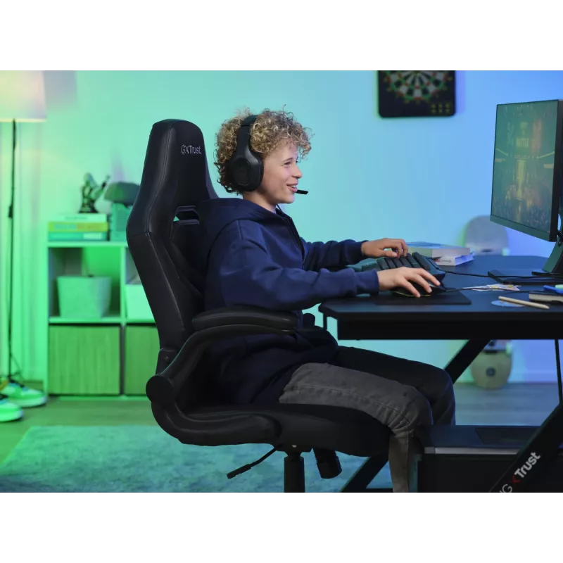 Trust GXT 703 RIYE Universāla spēļu krēsla Melns