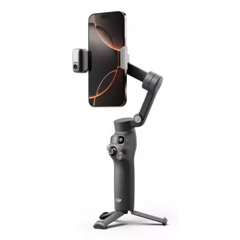 Viedtālruņa stabilizators DJI Osmo Mobile 8 — Melns, maks. slodze 0,3 kg, 3350 mAh akumulators, 10 h darbība