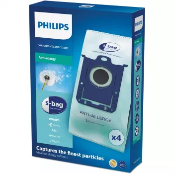 Philips s-bag FC8022/04 putekļu sūcēja maisiņi 4 gab.