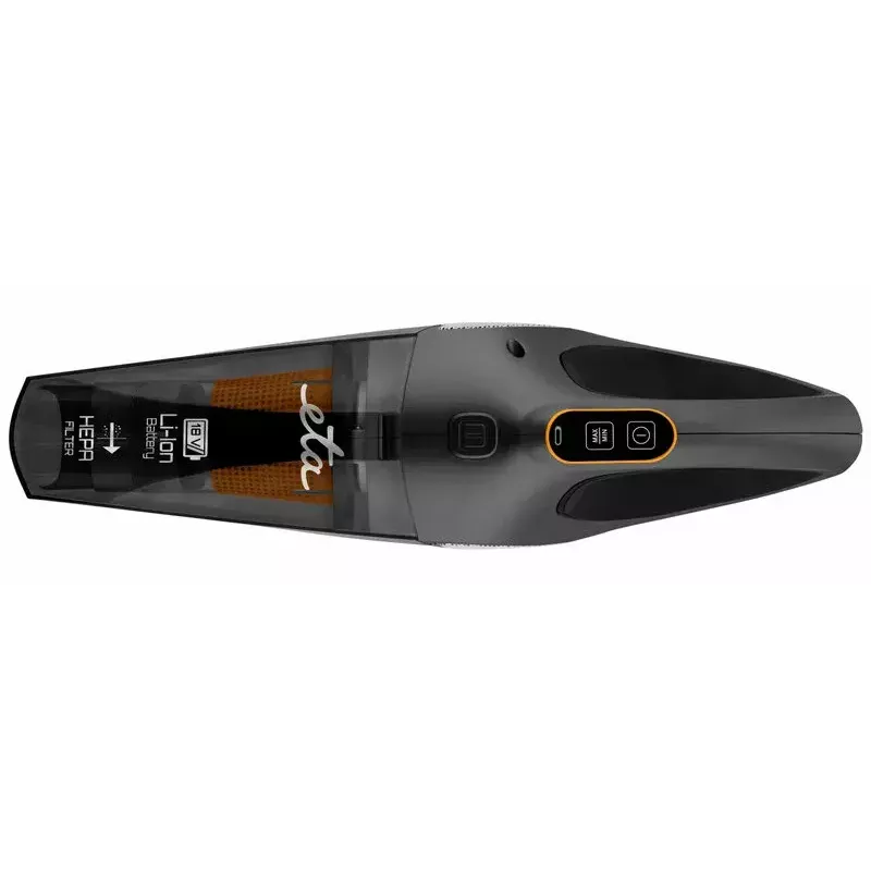 Bezvadu rokas putekļsūcējs ETA ETA242590000, 18 V akumulators, līdz 30 min darbībai, viegls, pelēkbalts