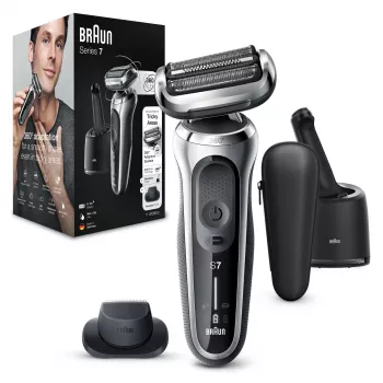 Folijveida skuveklis Braun Series 7 71-S7200c Melns Sudrabs Litija-Jons 50 min