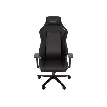 Krēsls GENESIS NITRO 890 G2 ar polsterētu sēdekli un atzveltni, melns, augstums 127-134 cm
