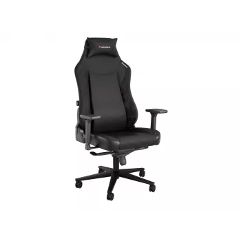 Krēsls GENESIS NITRO 890 G2 ar polsterētu sēdekli un atzveltni, melns, augstums 127-134 cm