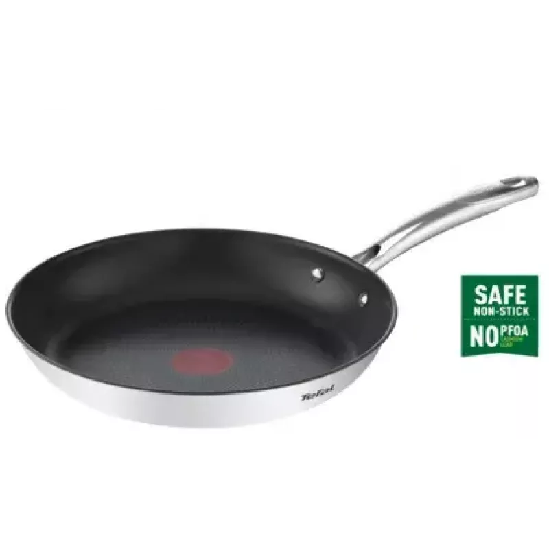 Universālā panna Tefal DUETTO+ G7320734 — 30 cm nerūsējošais tērauds, bez PFOA, melna