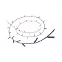 WiZ Fairy Light 20M - viedā virtene, Wi-Fi/Bluetooth, melna
