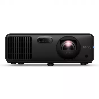 Īsmetiena projektors BenQ LK835ST — DLP 4K (4096×2400), 4000 ANSI lūmeni, lāzers, metiena koeficients 0.69–0.83, motorizēts fokuss, melns