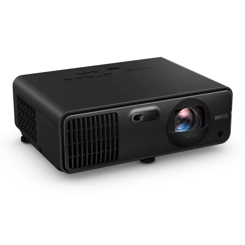 Īsmetiena projektors BenQ LK835ST — DLP 4K (4096×2400), 4000 ANSI lūmeni, lāzers, metiena koeficients 0.69–0.83, motorizēts fokuss, melns