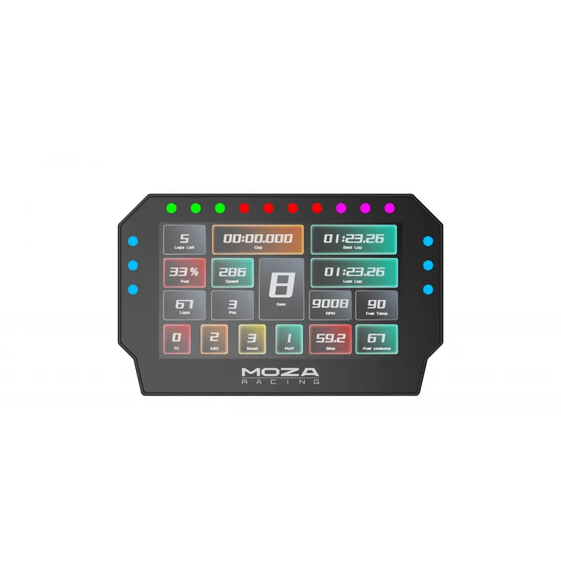 MOZA CM2 Racing Dash – vadu spēļu panelis sacīkšu simulācijām