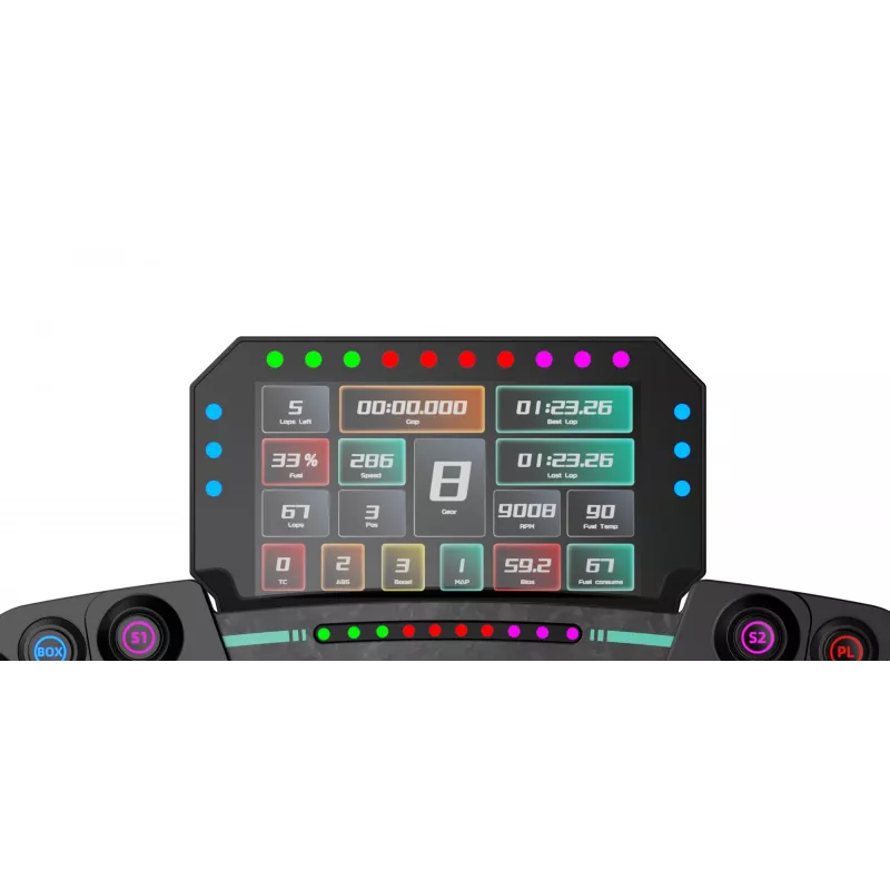 MOZA CM2 Racing Dash – vadu spēļu panelis sacīkšu simulācijām