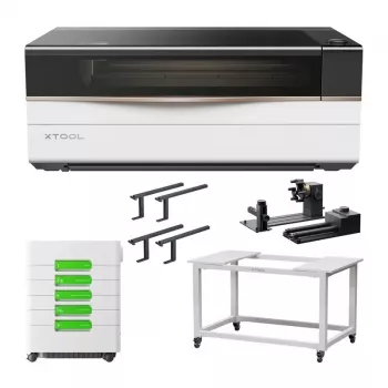 Lāzergravēšanas iekārta xTool P3 80W komplekts P3-AIO