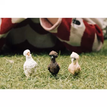 Schleich FARM WORLD Chicken Friends 42574 – trīs vistu figūriņas