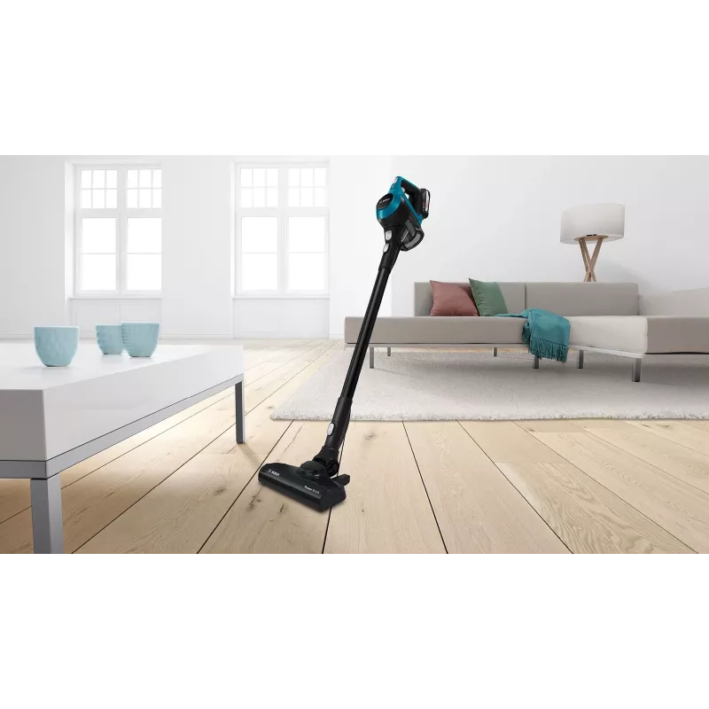 Bosch Serie 6 BBS611LAG bezvadu slotas putekļsūcējs 2-in-1, zils, 2.5 Ah