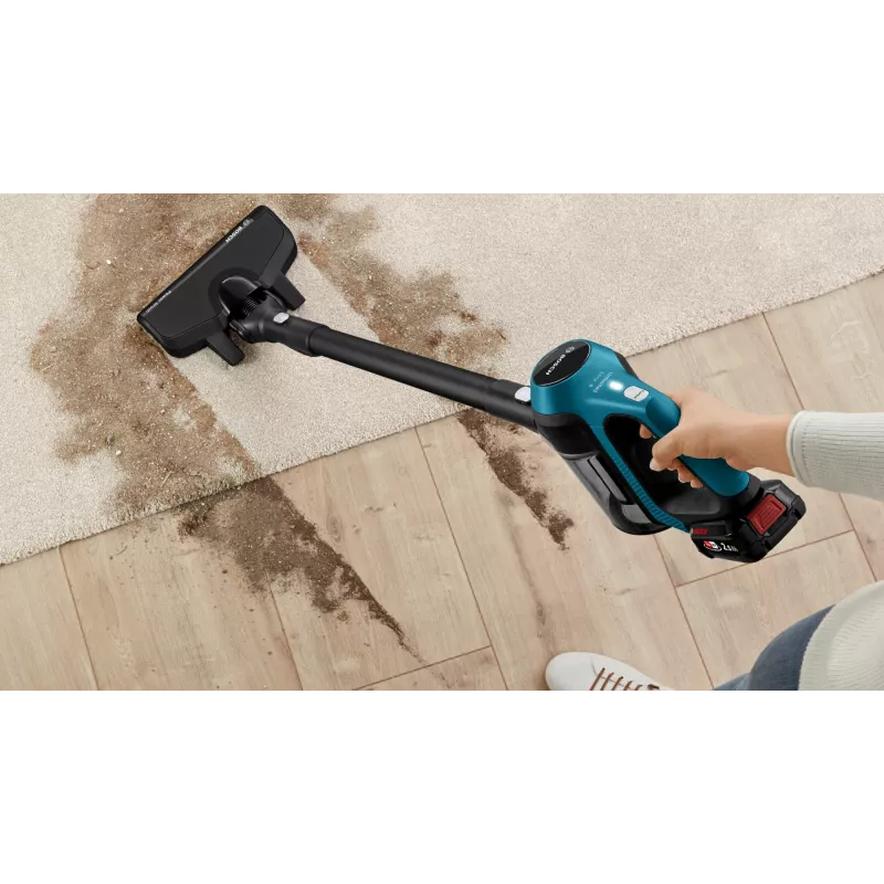 Bosch Serie 6 BBS611LAG bezvadu slotas putekļsūcējs 2-in-1, zils, 2.5 Ah
