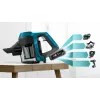 Bosch Serie 6 BBS611LAG bezvadu slotas putekļsūcējs 2-in-1, zils, 2.5 Ah