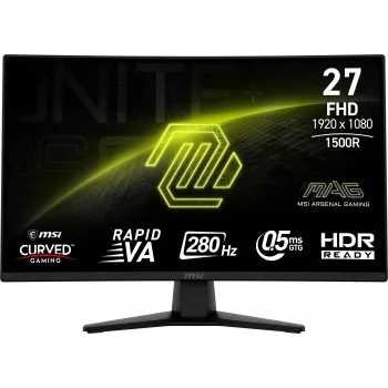 MSI MAG 274CXF monitors 68,6 cm (27 colli) 1920 x 1080 pikseļi Full HD melns
