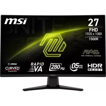 MSI MAG 274CXF monitors 68,6 cm (27 colli) 1920 x 1080 pikseļi Full HD melns