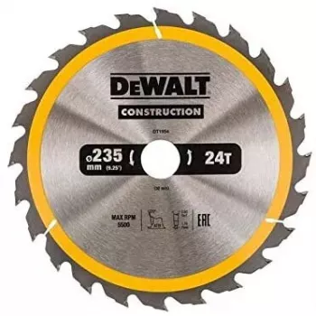 Zāģa asmens ripzāģim DeWALT DT1954-QZ 23,5 cm 1 gab.