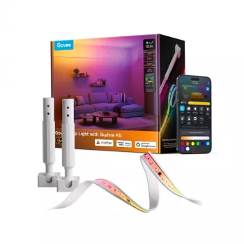 LED lentes gaisma Govee H61B8, 2.4 GHz Wi‑Fi un Bluetooth, 350 lm/m